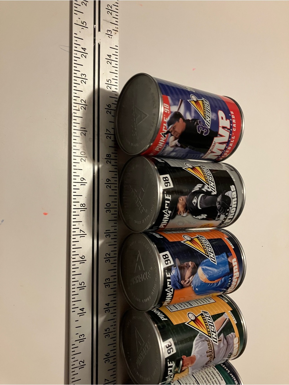Set of Collectible Soup/Stew Cans with Sports Graphics baseball cards in cans - Picture 9 of 14